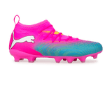 PUMA Kids Future 9 Match FG/AG Poison Pink/Sun Stream
