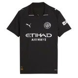 PUMA Kids Manchester City 2025/26 Away Jersey Black/White Front
