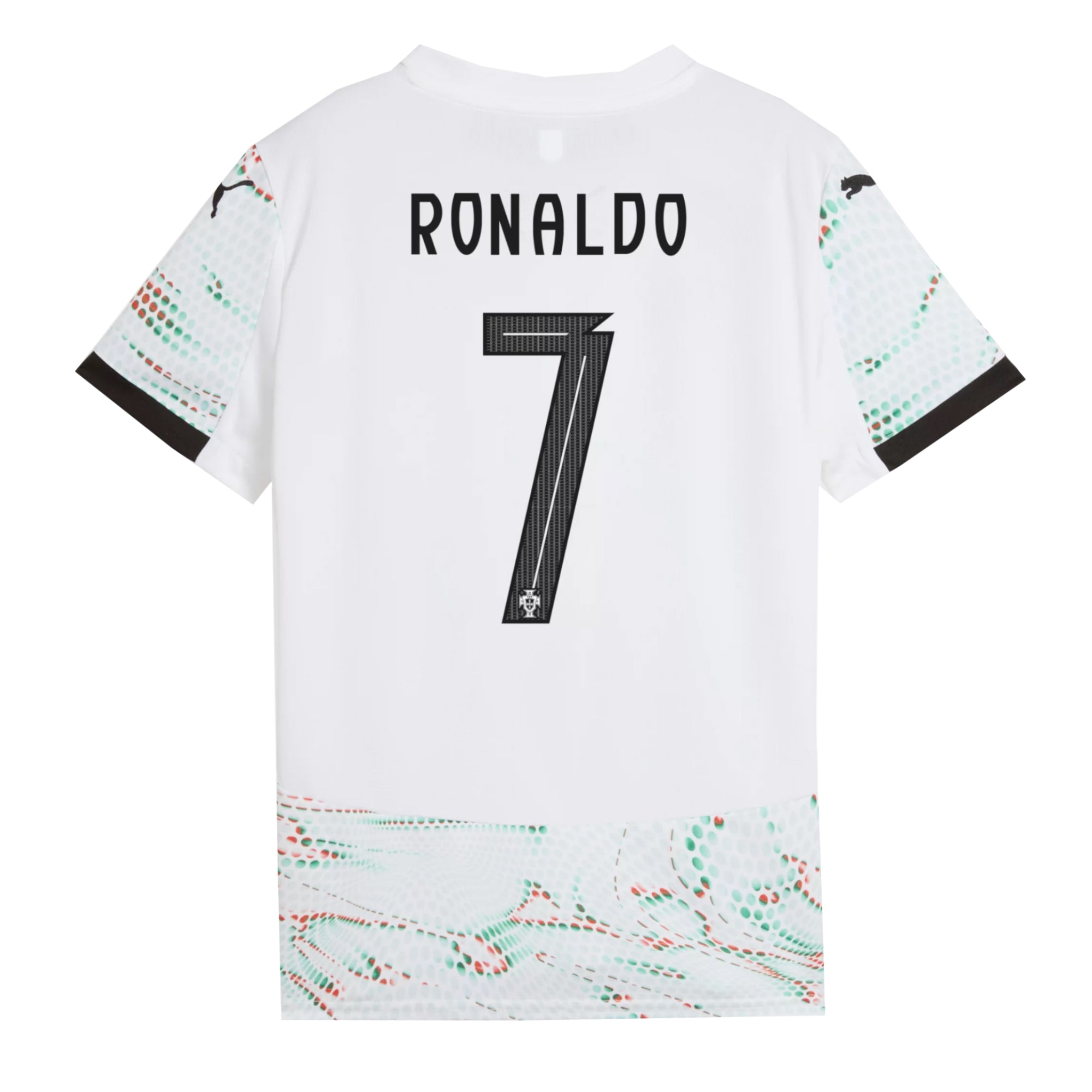 PUMA Portugal Youth Away Stadium 2025/26 Soccer Jersey w/ Ronaldo