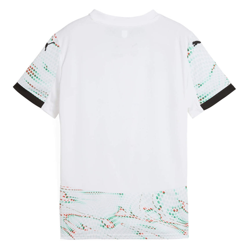 PUMA Kids Portugal 2025/26 Away Jersey White/Green/Red Back