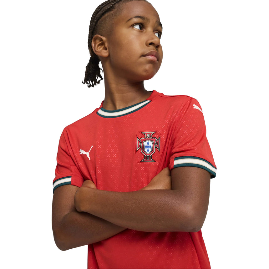 PUMA Kids Portugal 2025/26 Home Jersey Red Model