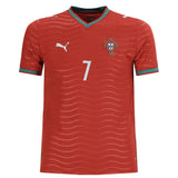 PUMA Kids Portugal 2026 Home Jersey w/ Ronaldo #7 Printing Front