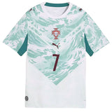 PUMA Kids Portugal World Cup 2026 Away Jersey w/ Ronaldo #7 Printing Front
