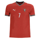 PUMA Kids Portugal World Cup 2026 Home Jersey w/ Ronaldo #7 Printing Front