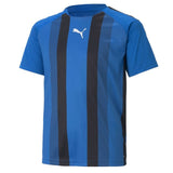 PUMA Kids Team Liga Striped Jersey Royal/Black Front