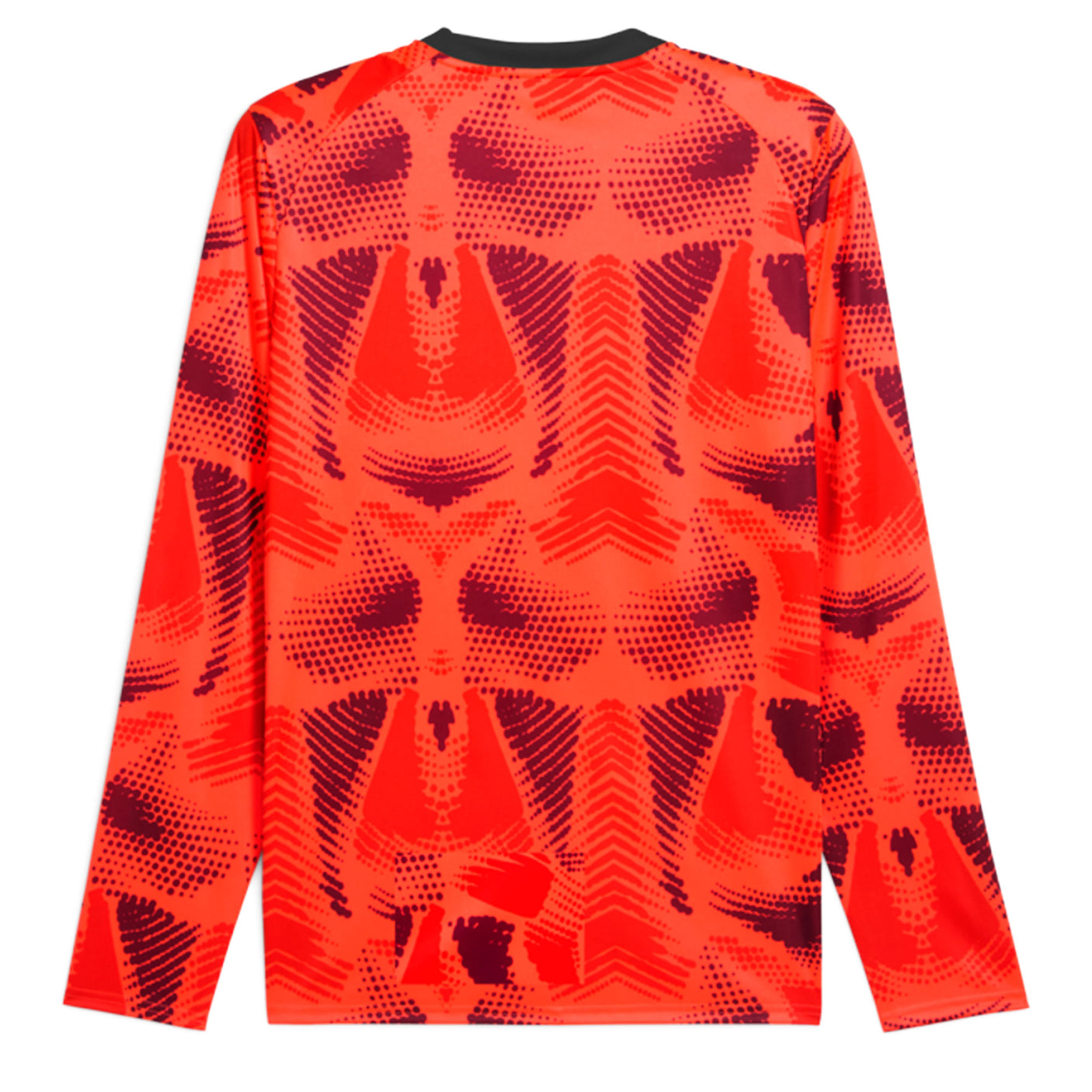 PUMA Kids Team Target Goalkeeper Longsleeve Jersey Red/Black Back