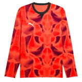 PUMA Kids Team Target Goalkeeper Longsleeve Jersey Red/Black Front