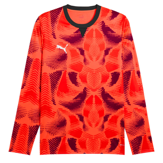PUMA Kids Team Target Goalkeeper Longsleeve Jersey Red/Black Front