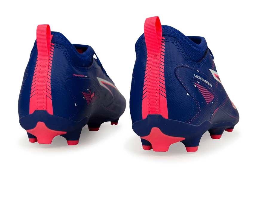 PUMA Kids Ultra 5 Match FG/AG Lapis Lazuli/White Rear