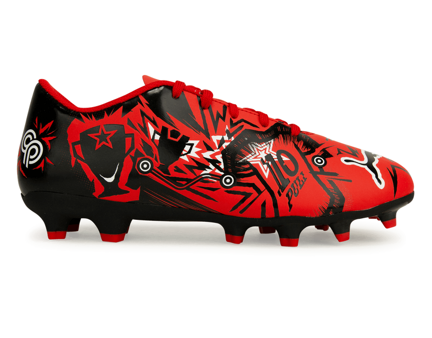 PUMA Kids Ultra Play CP FG/AG Red/Black