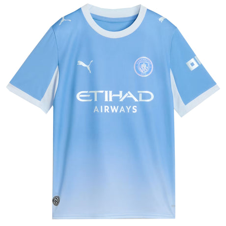 PUMA Manchester City Kids Home Stadium 2026/27 Jersey Light Blue Front