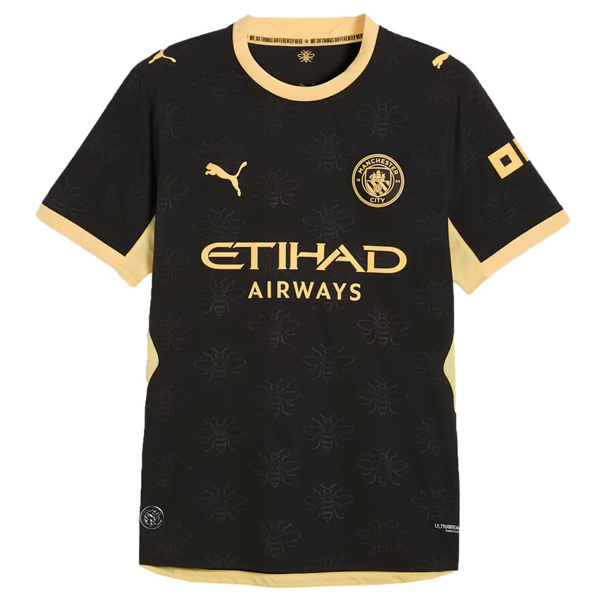 PUMA Manchester City Men's Away Authentic 2026/27 Jersey Black Front