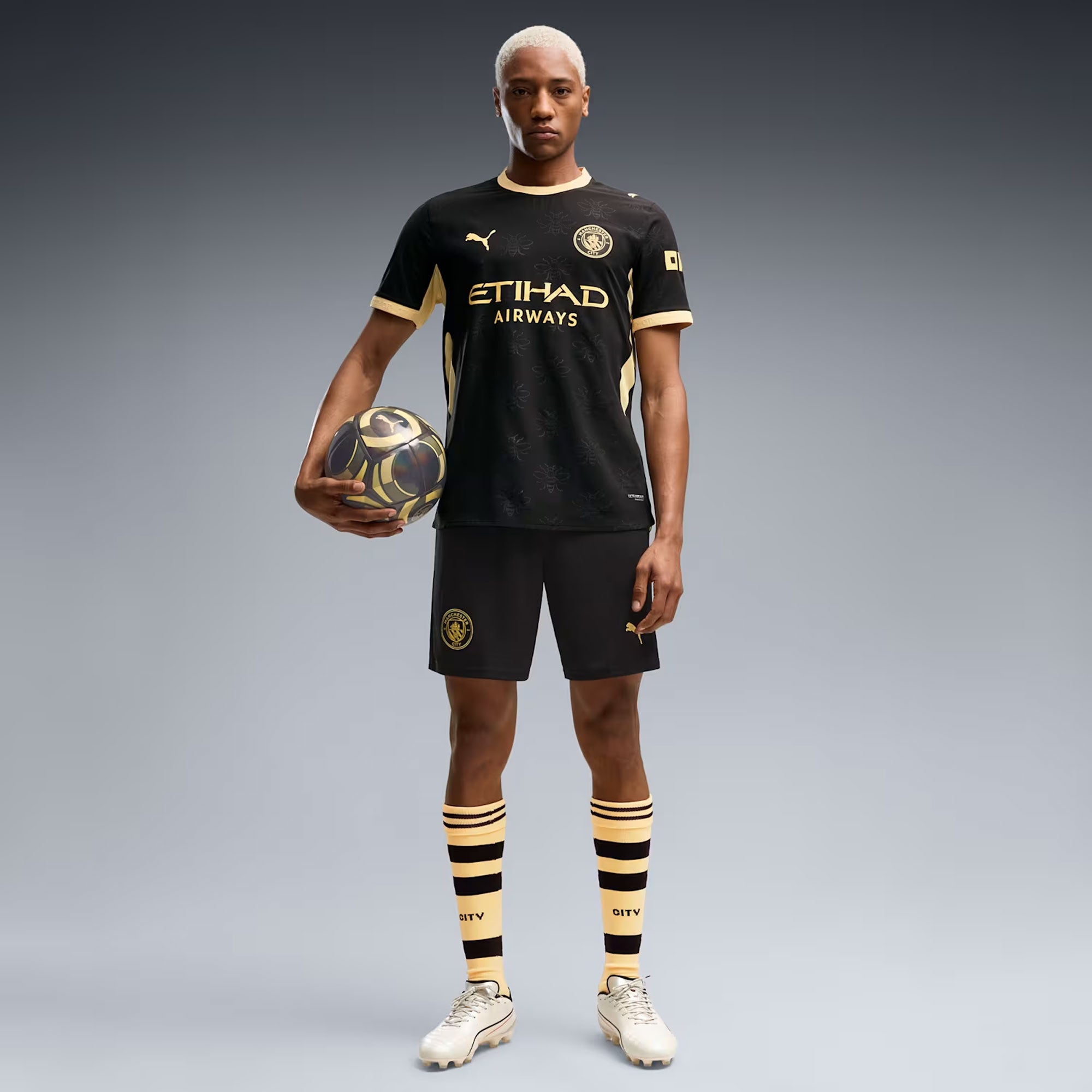 PUMA Manchester City Men's Away Authentic 2026/27 Jersey Black