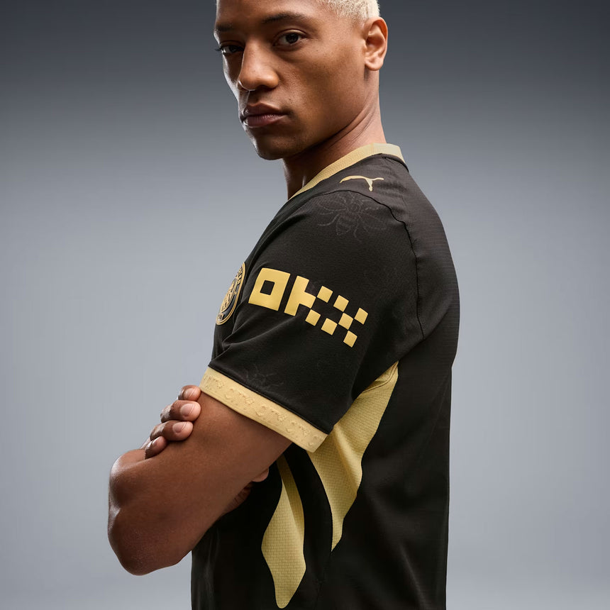 PUMA Manchester City Men's Away Authentic 2026/27 Jersey Black Sleeve