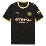 PUMA Manchester City Men's Away Stadium 2026/27 Jersey w/ Haaland #9 Black Front
