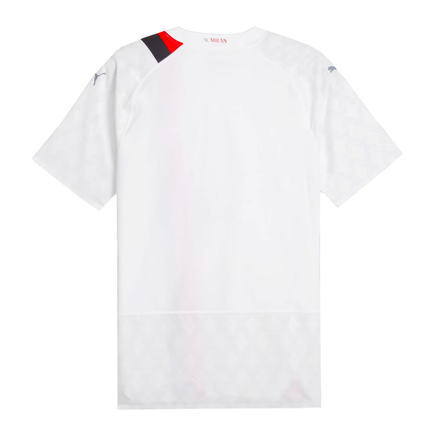PUMA Men's AC Milan 2023/24 Authentic Away Jersey White/Grey Back