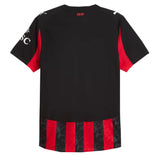 PUMA Men's AC Milan 2025/26 Authentic Home Jersey Red/Black Back