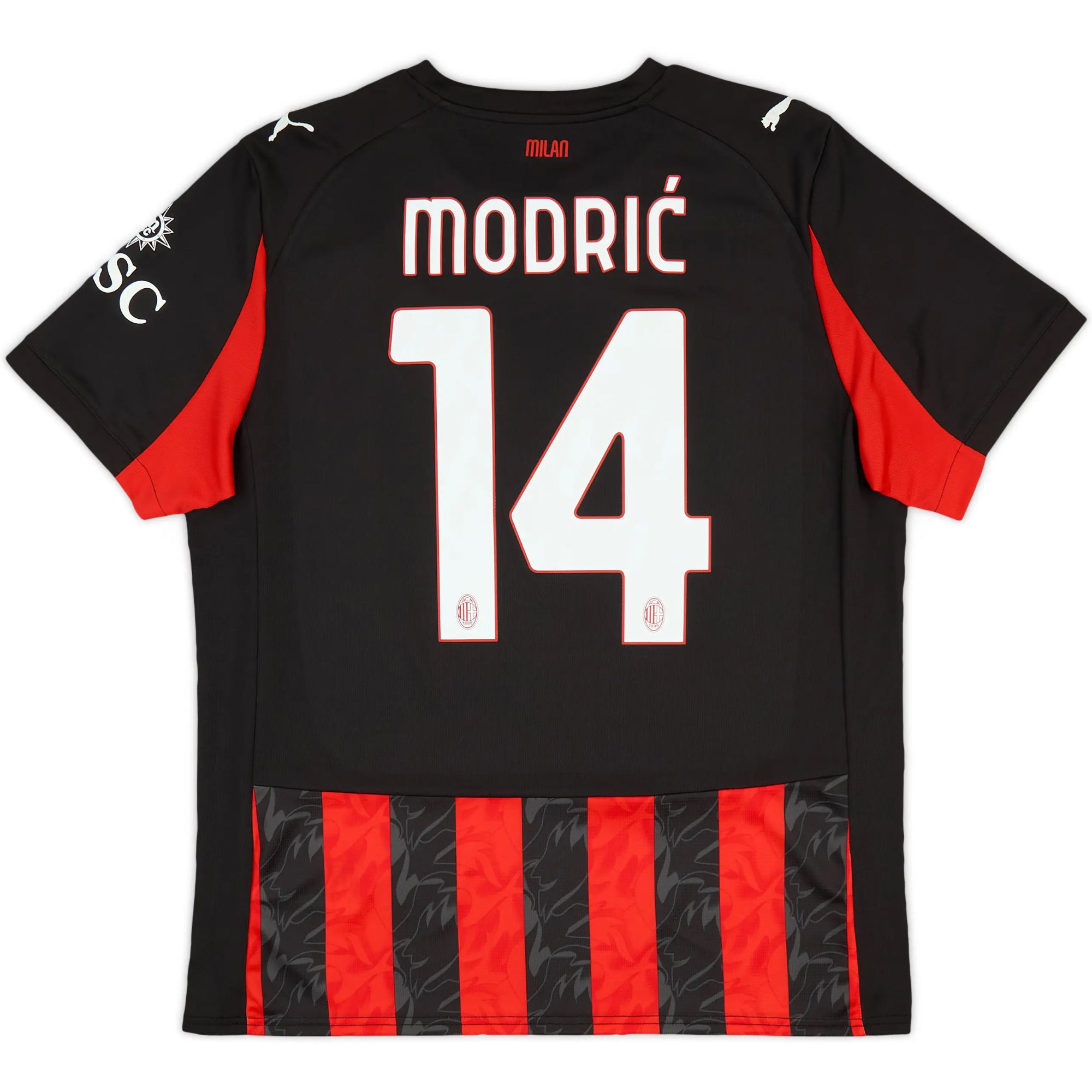 PUMA AC Milan Men's Home Stadium 2025/26 Soccer Jersey w/ Modric