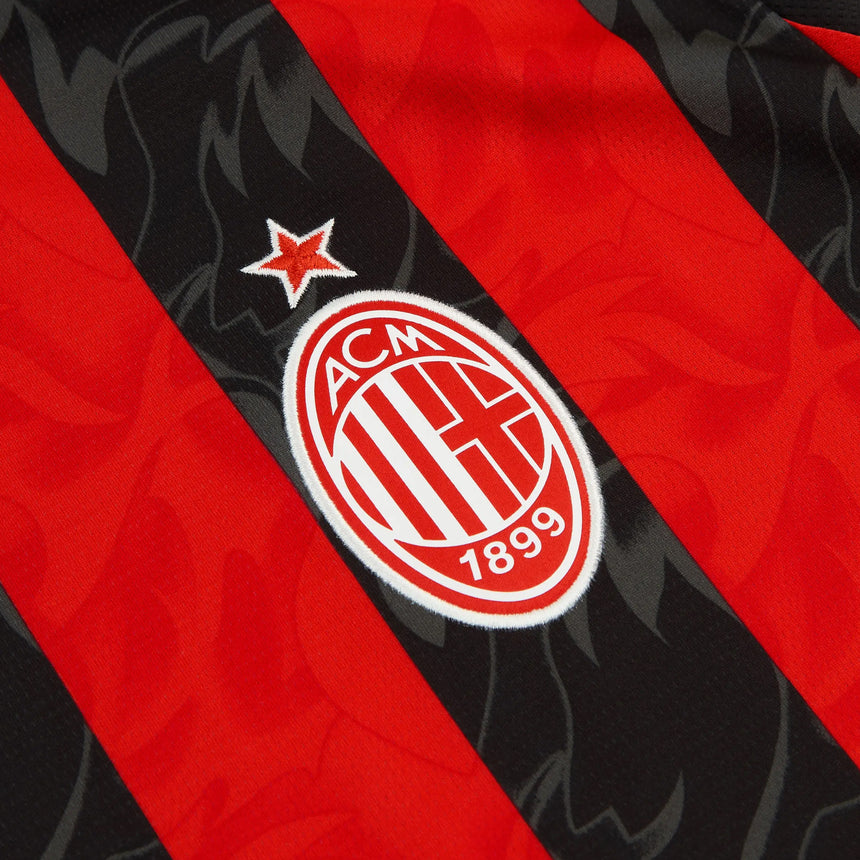 PUMA Men's AC Milan 2025/26 Home Jersey w/ Modric #14 Printing Crest