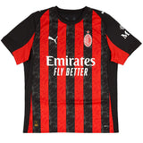 PUMA Men's AC Milan 2025/26 Home Jersey w/ Modric #14 Printing Front