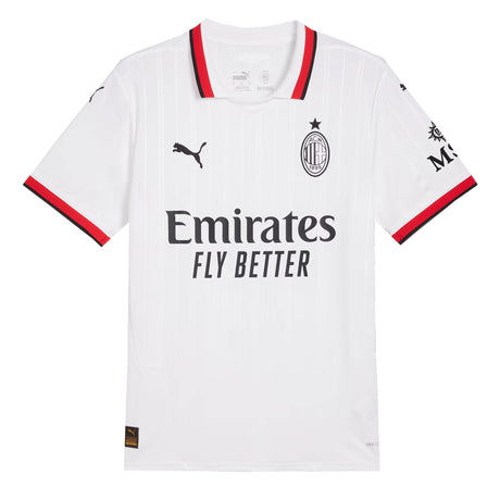 PUMA Men's AC Milan Away Jersey 2024/25 White/Red Front