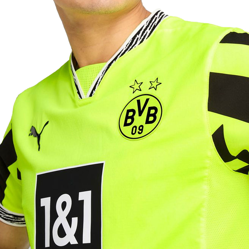 PUMA Men's Borussia Dortmund 2025/26 Authentic Anniversary Jersey Yellow Alert/Black Crest