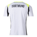 PUMA Men's Borussia Dortmund 2025/26 Away Jersey Silver Mist/Yellow Alert Back