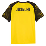 PUMA Men's Borussia Dortmund 2025/26 Home Jersey Yellow/Black Back