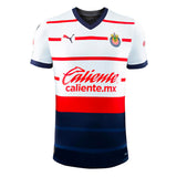 PUMA Men's Chivas De Guadalajara 2023/24 Authentic Away Jersey White/Red Front