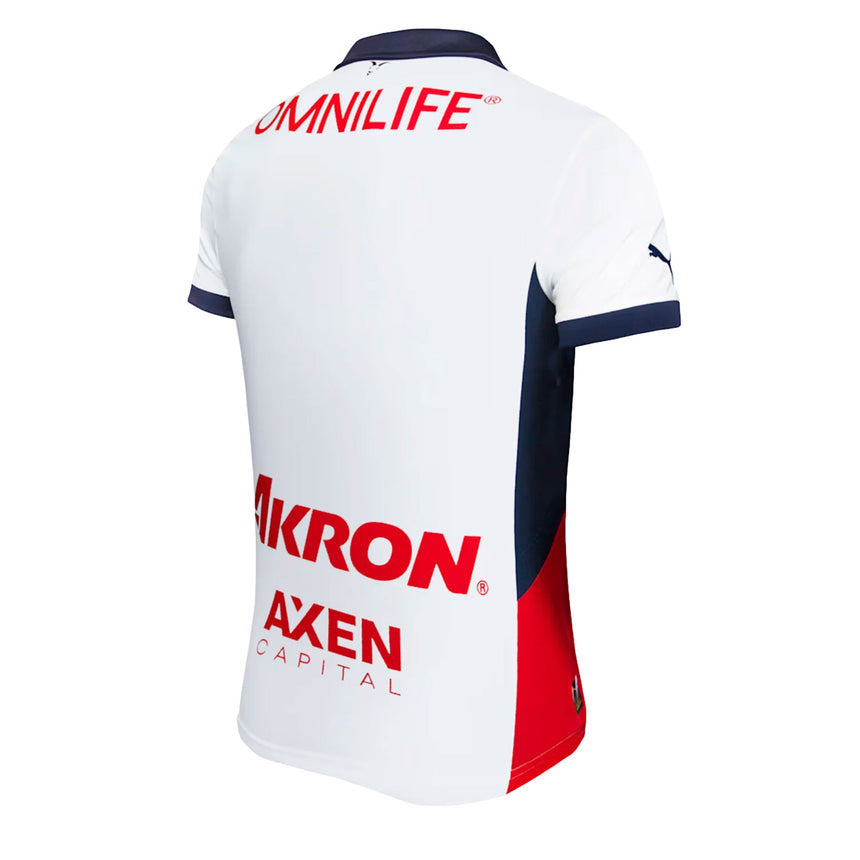 PUMA Men's Chivas De Guadalajara 2024/25 Away Jersey White/Red Back