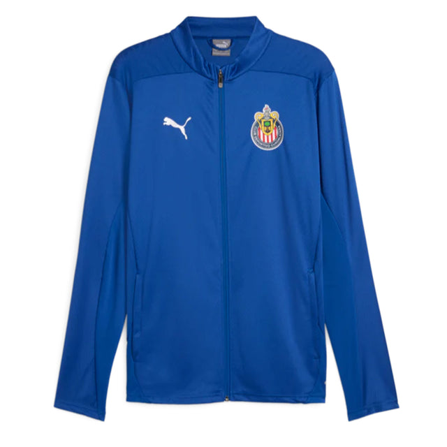 PUMA Men's Chivas De Guadalajara 2024/25 Training Jacket Cobalt Glaze/Silver Front