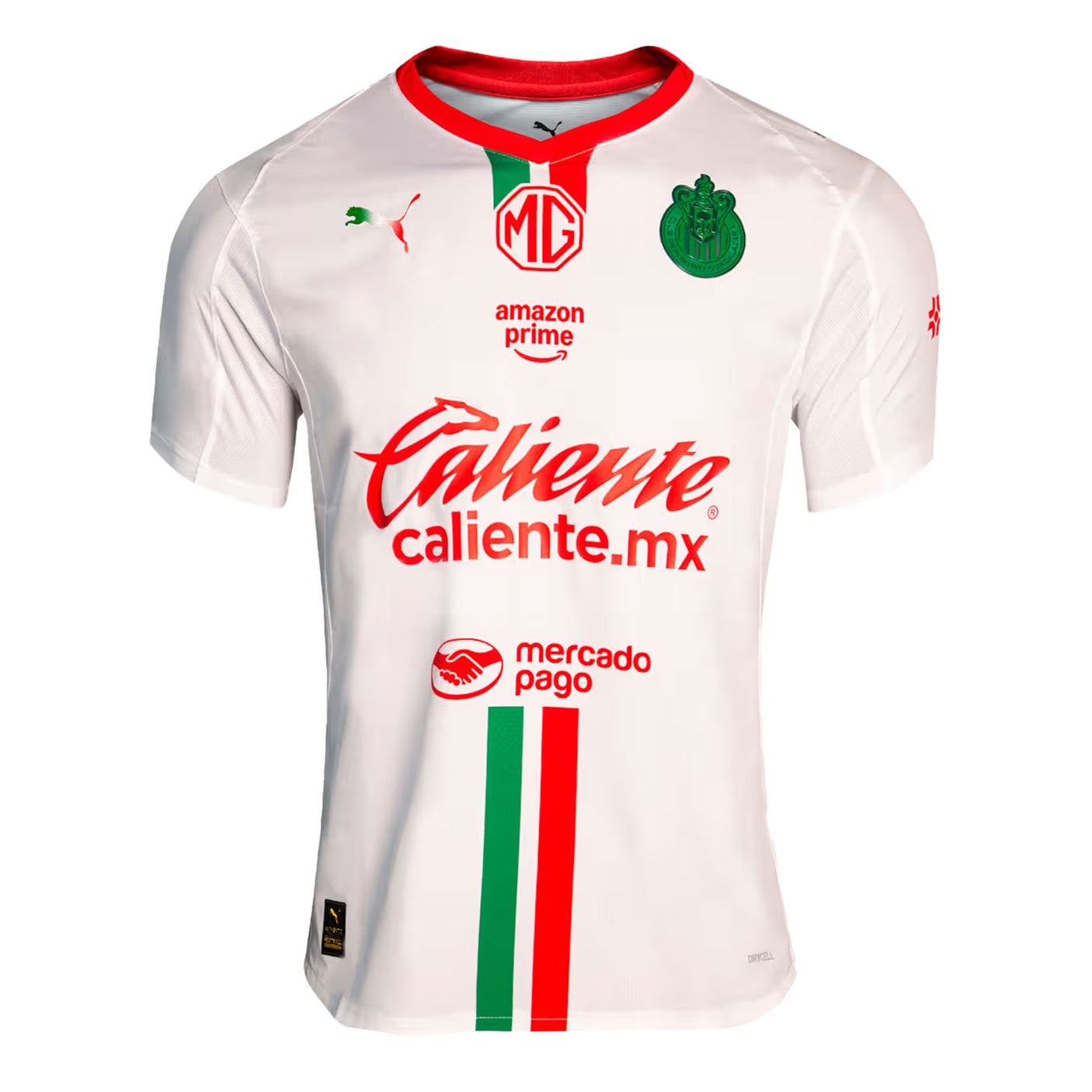 PUMA Men's Chivas De Guadalajara 2025/26 Authentic Away Jersey White/Red Front