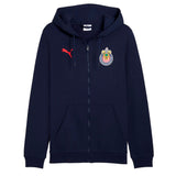 PUMA Men's Chivas De Guadalajara Culture Full Zip Hoody Navy Front