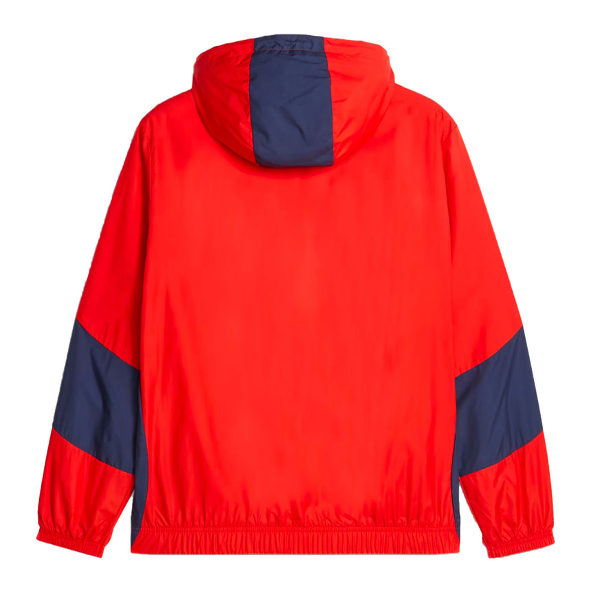 PUMA Men's Chivas De Guadalajara 2023/24 Prematch Woven Jacket Red/Navy Back