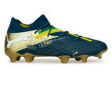 PUMA Men's Future 7 Ultimate BNA FG/AG Blue/Yellow/Green Gold