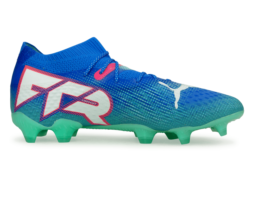 PUMA Men's Future 7 Ultimate FG/AG Bluemazing/White Side