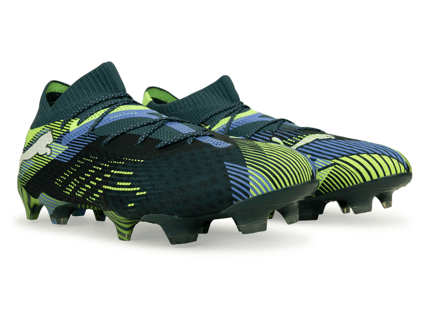 PUMA Men's Future 7 Ultimate FG/AG Gray Skies/Puma White Together