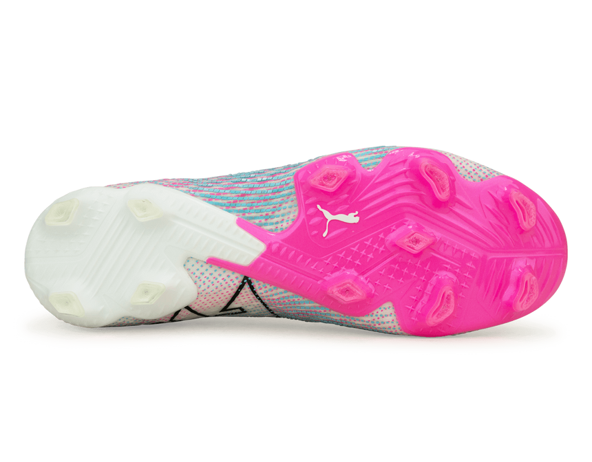 PUMA Men's Future 7 Ultimate FG/AG White/Black Sole