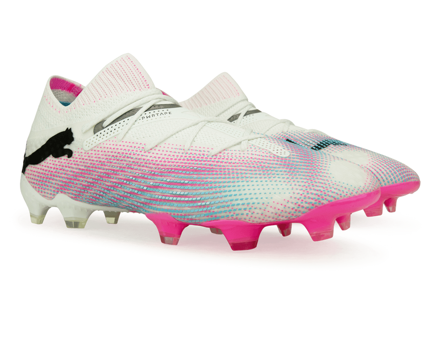 PUMA Men's Future 7 Ultimate FG/AG White/Black Together