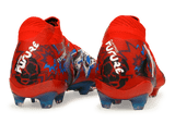 PUMA Men's Future 8 Ultimate PlayMakers FG Red/Black/Ultra Blue Rear