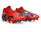 PUMA Men's Future 8 Ultimate PlayMakers FG Red/Black/Ultra Blue Together