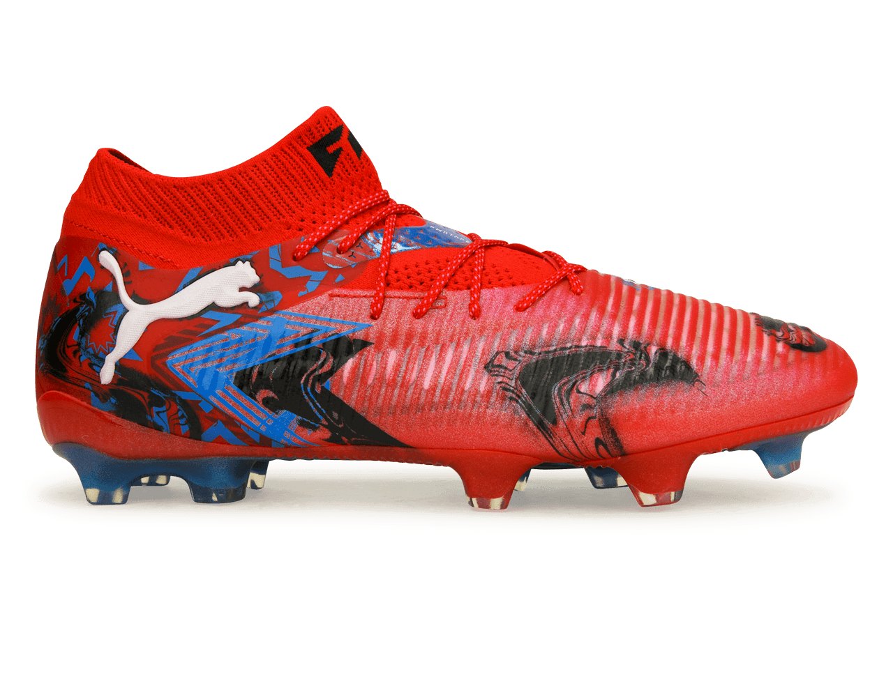 PUMA Men's Future 8 Ultimate PlayMakers FG Red/Black/Ultra Blue