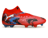 PUMA Men's Future 8 Ultimate PlayMakers FG Red/Black/Ultra Blue