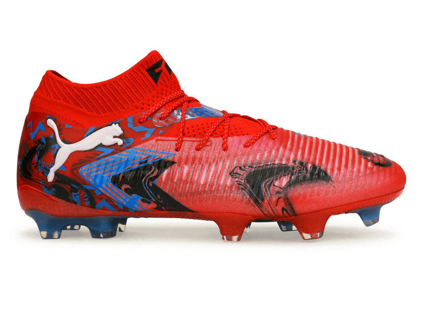 PUMA Men's Future 8 Ultimate Playmakers FG Red/Black/Ultra Blue