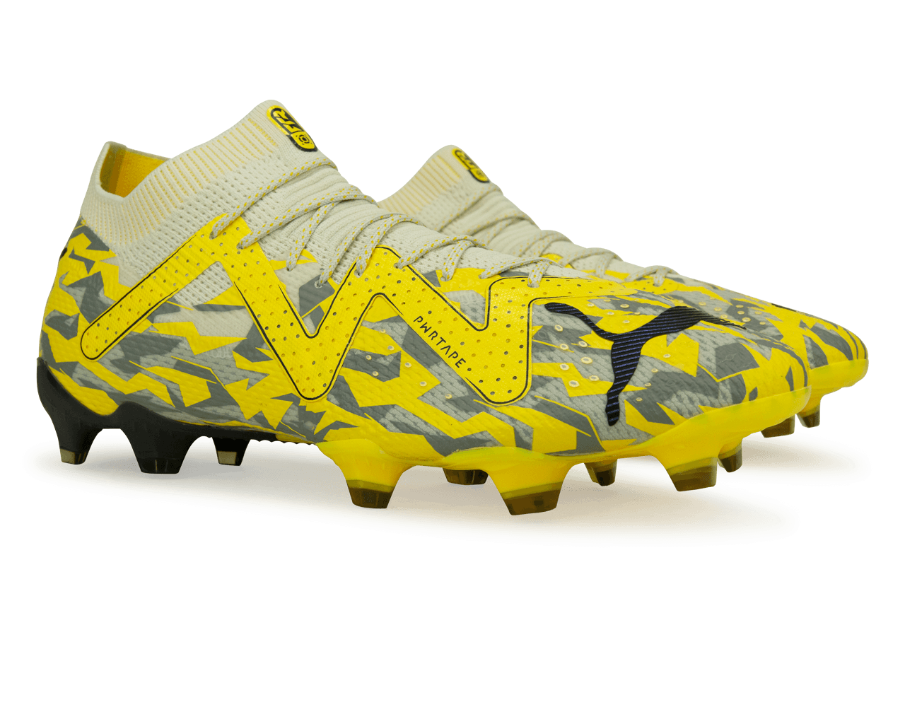 Soccer PUMA Future Ultimate SG Voltage Yellow and Gray Cleats Puma FUTURE Ultimate Voltage Pro Soccer Cleat Review  main image 3