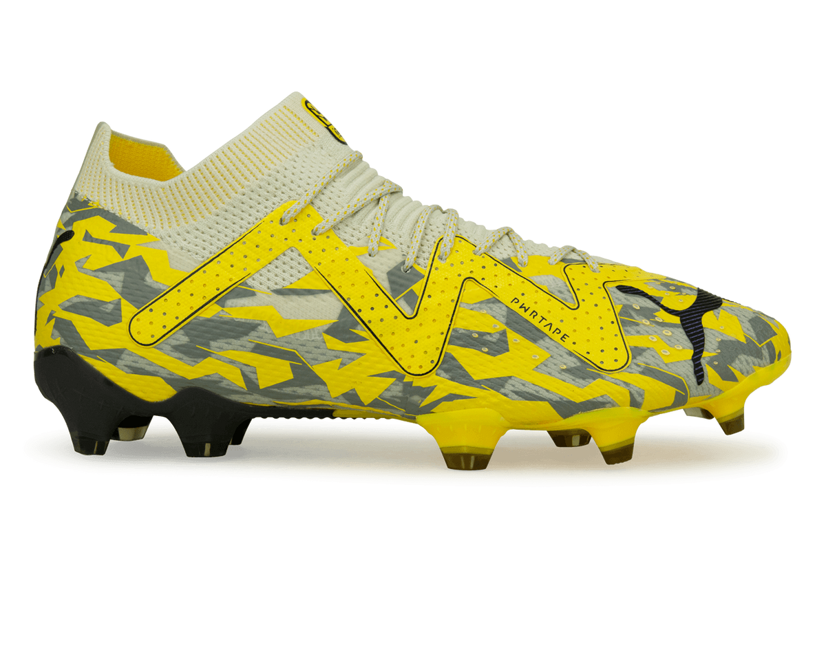 PUMA Men's Future Ultimate FG/AG Gray/Yellow – Azteca Soccer