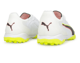 PUMA Men's King 20 Pro Cage TF White/Yellow Alert Rear