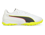 PUMA Men's King 20 Pro Cage TF White/Yellow Alert