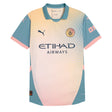 PUMA Men's Manchester City 2024/25 Authentic Fourth Jersey Rose Bay/Bold Blue Front