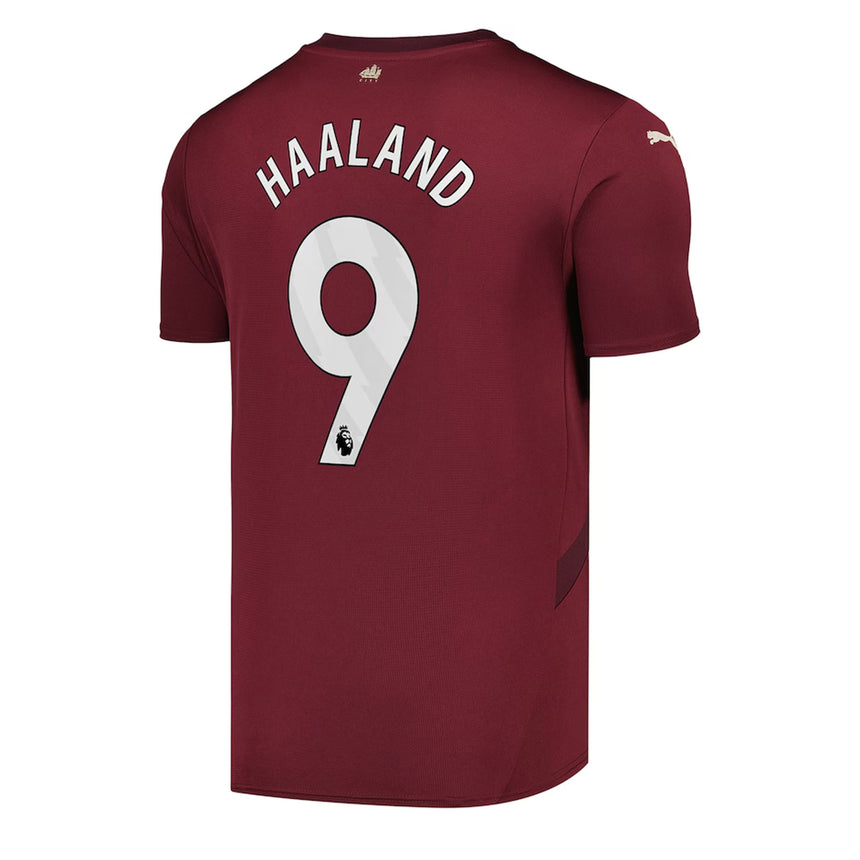 PUMA Men's Manchester City 2024/25 Third Jersey w/ Haaland #9 Printing Back